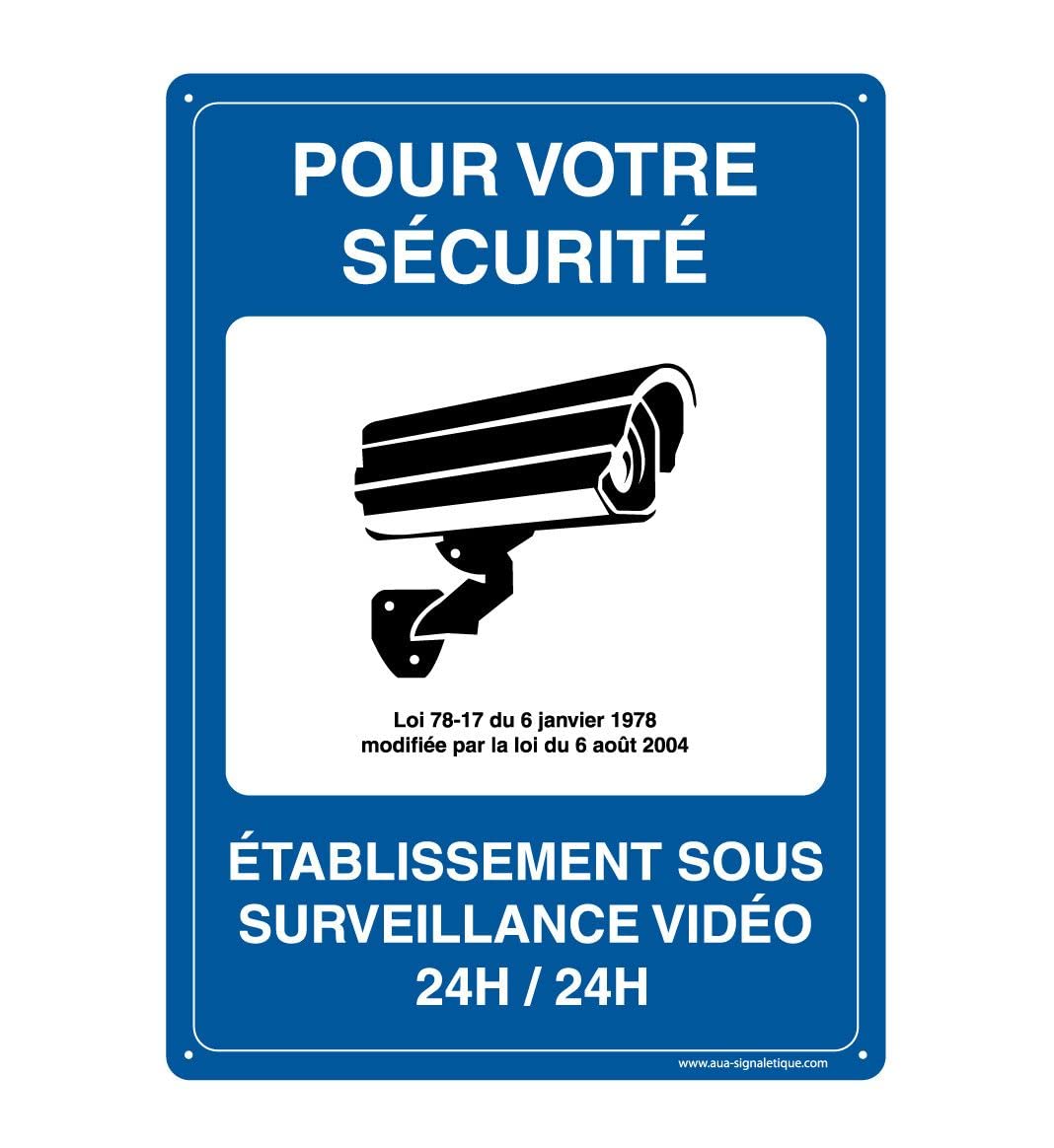AUA SIGNALETIQUE 202076-AI-p-150x210 with Signal Pre-drilled Sign, Multicoloured, 150x210 mm