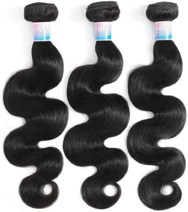 Brazilian Hair Body Wave Hair Bundles Natural Color Emol Human Hair Weave Bundles 8-30inch Non Remy Hair Extension 1/3 pcs