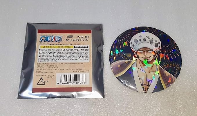 Amazon ワンピース ワノ国 祭り ロー A きらきら 缶バッジコレクション 秋祭りフェア 輩 缶バッジ ホロ ラメ アニメ 萌えグッズ 通販