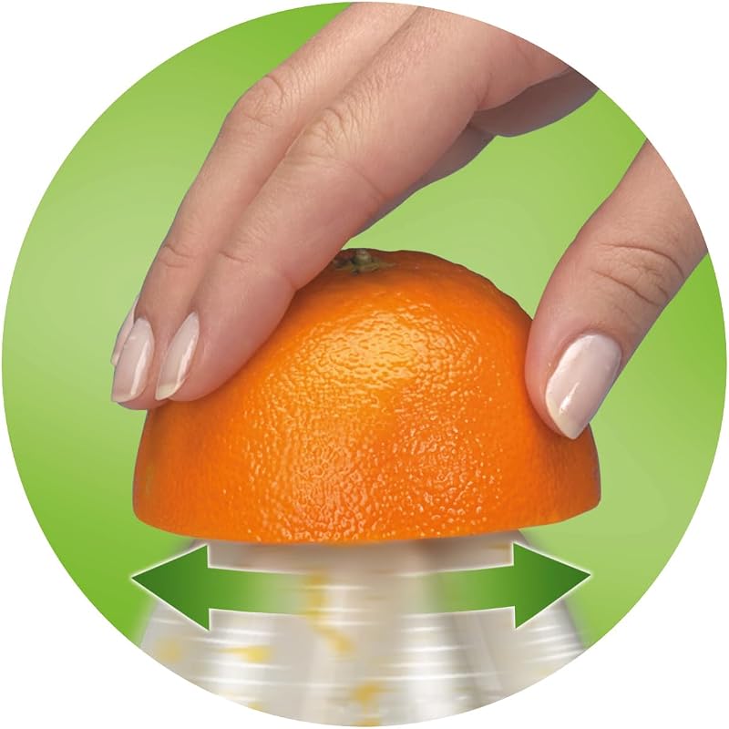 CJ3000 WH - Exprimidor Eléctrico de Naranjas, 20 W, 350 ml, Cantidad de Pulpa Ajustable, Apto para Lavavajillas, Diseño Icónico, Blanco