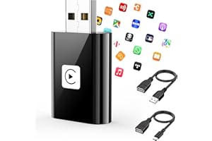 MARDAYKET Mini Wireless Carplay Adapter for iPhone, 2025 Stable Universal carplay Adapter, Fast Convert Factory Wired to Wireless CarPlay Dongle Cars for Apple for iOS