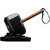 Sword Valley Thor's Hammer With Base - Nordic Myth Metal War Hammer - 44.5cm/17.5" - Cosplay Props Available For Collection - The Dark World Lightning Strike Hammer