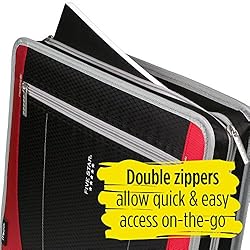 Five Star 2 Inch Zipper Binder, 3 Ring