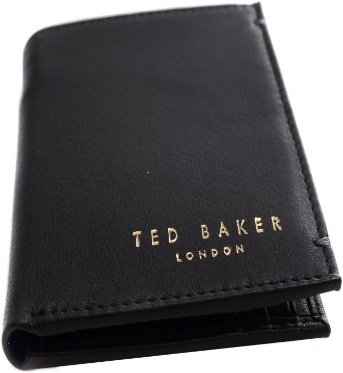 Ted Baker ZACKS BLACK BI-FOLD LEATHER WALLET