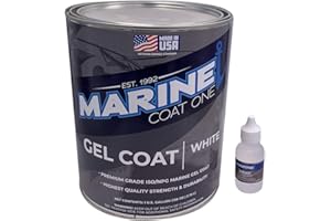 Marine Coat One Premium Gel Coat, Clear without Wax (Gallon)