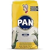 P.A.N. White Corn Meal – Pre-cooked Gluten Free and Kosher Flour for Arepas (2.2 lb/Pack of 1)