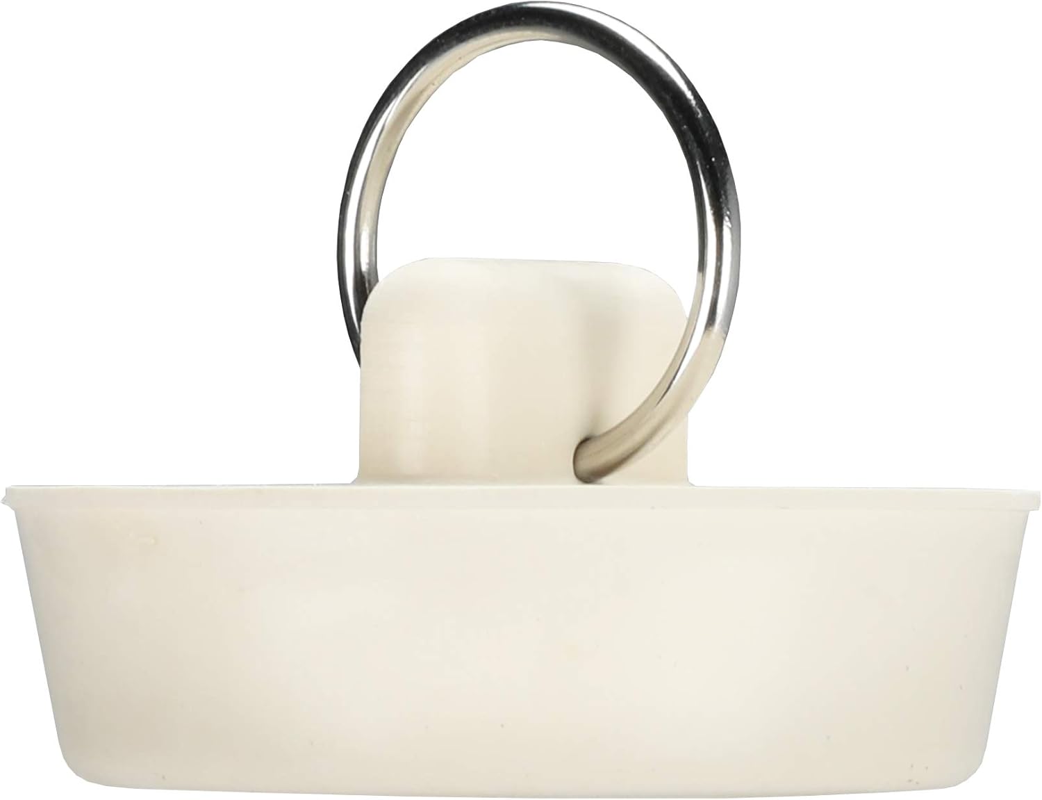 Danco 1-1/2 inch Rubber Drain Stopper, White, Carded, 80227 - Drain Catches - 