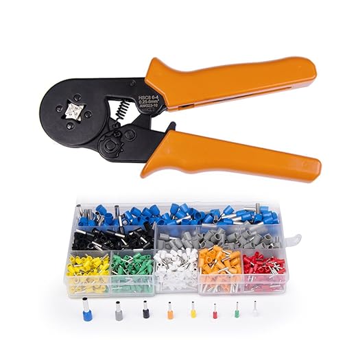 title=flintronic Pinza Crimpatrice Capicorda , Pinza Crimpatrice Kit Rj 45 con 800