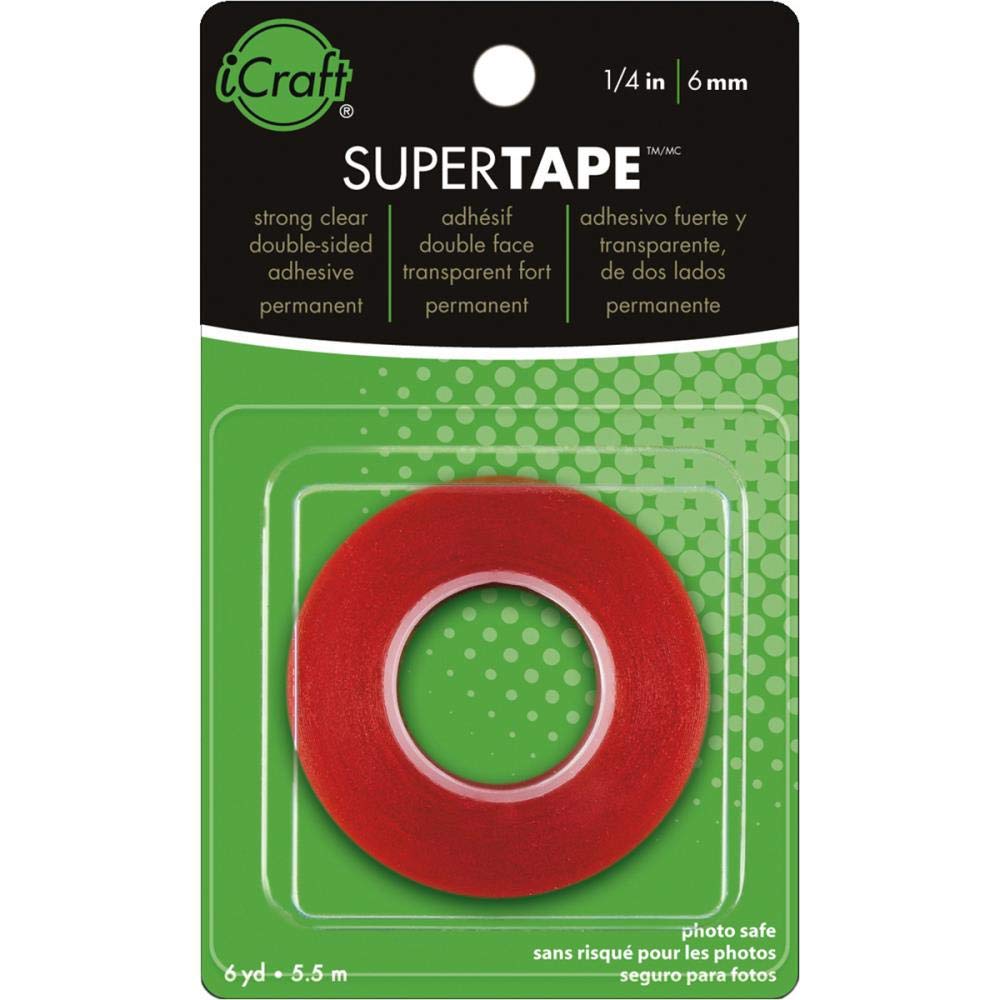 Thermoweb Super Tape Double-Sided, 1/4-Inch-by-6-Yards