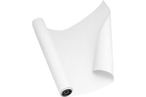 DIY Crew Craft Paper Roll - Ideal for Kids Drawing and Posters - White Kraft Wrapping Paper Roll - Right Thickness for Wrapping and Craft Projects - Works for All Occasions - Humidity Resistant Paper