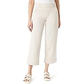 Gloria Vanderbilt Womens Shape Effect Pull on High Rise Wide Leg Crop Standard