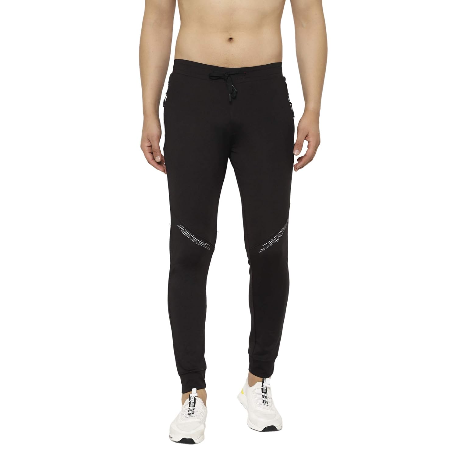Buy SAPPER Men's Polyester Solid SlimFit Track Pants (STP 18663) at