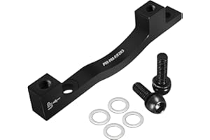 BUCKLOS PM/is Front Rear 180/203mm Disc Brake Caliper Mount Adapter Gear Parts Accessories, CNC Machined Aluminum Alloy Rotor Adapter with Bolts