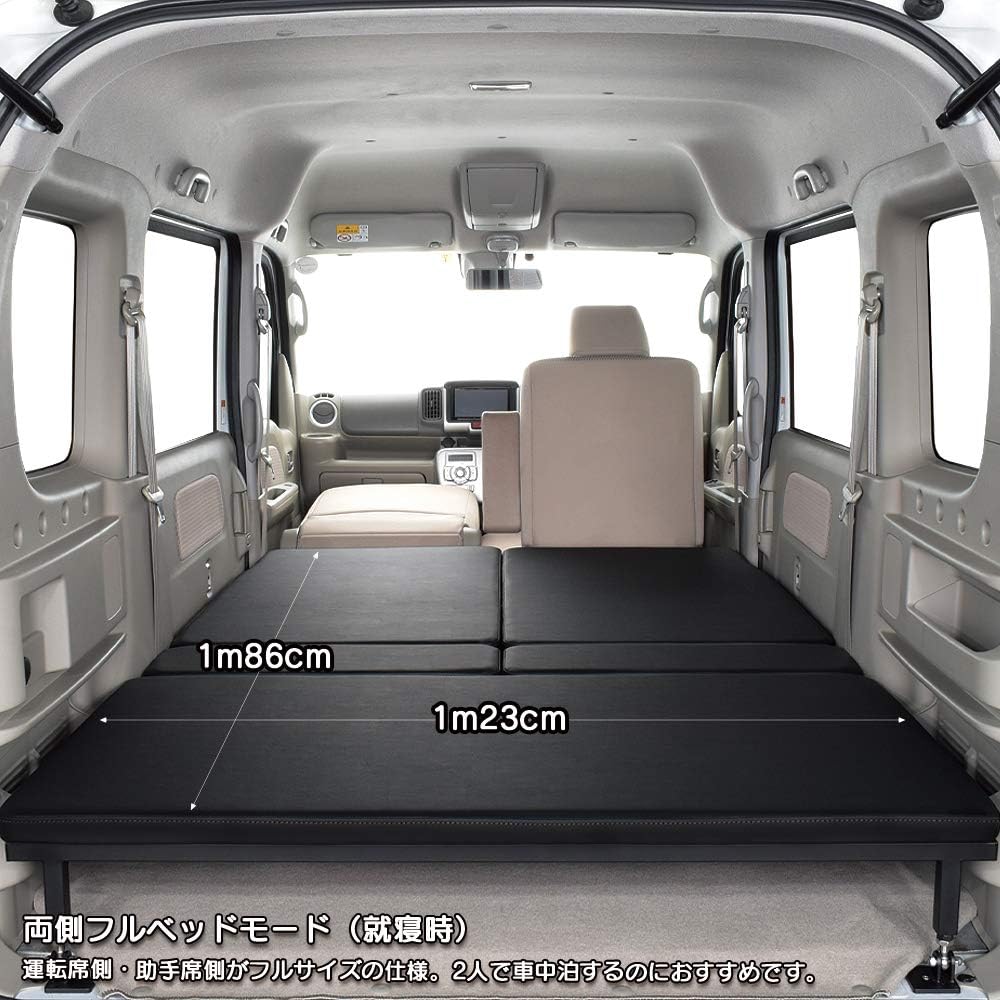 Amazon エブリィワゴン ベッドキット Da17w M Flat ロータイプ ベッドキット ブラックレザー クッション材mm エブリィ ベッド Every 車中泊 エブリー 車中泊 日本製 M 1 ブラック 内装パーツ 車 バイク