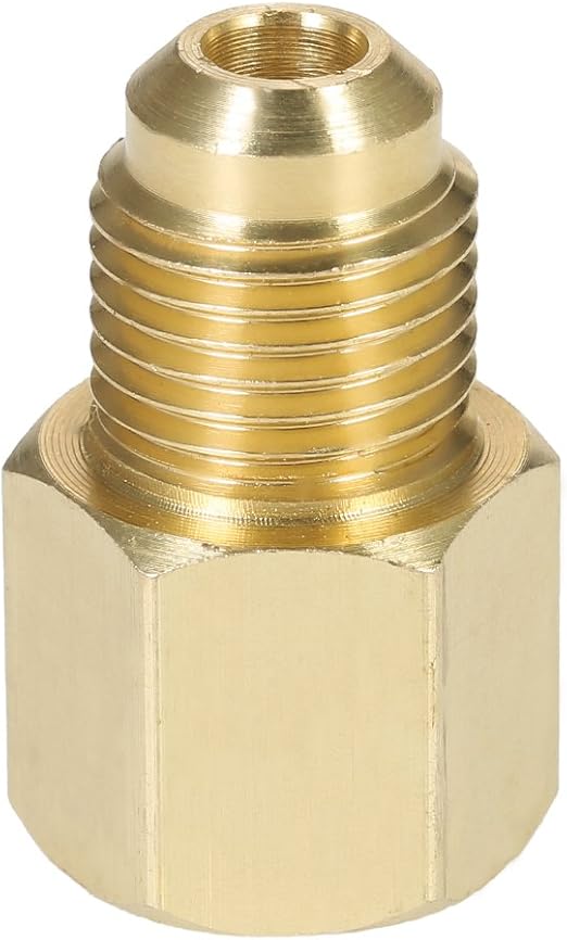 R134A Refrigerant Tank/Vacuum Pump Adapter to R12 Fitting Adapter 1/2