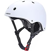 BURSUN Kids Bike Helmet Ventilation & Adjustable Toddler Helmet for Ages 2-14 Kids Boys Girls Multi-Sport Helmet for Skateboard Roller Skateing Bicycle Scooter blance Bike