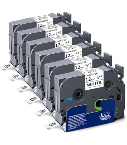 Amazon.com: Absonic Tz131 Label Maker Clear Tape Compatible for