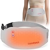 Comfheat Portable Infrared Heating Pad for Period Cramps Pain Relief, Ultra Thin Cordless Menstrual Relief Abdomen Belly Heat Belt Wearable Heating Pads, Gift for Women Girl Mom