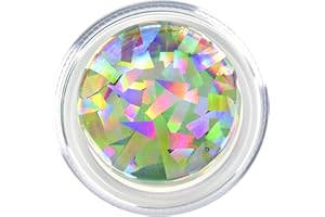 Magic Rosin Ultra Shattered Glass Hologram - Professional Grade Instrument Rosins for Cello and Bass - Excellent Grip - Delivers a Clear Complex Tone - Transparent Low Dust Pine Bow Rosin - USA Made