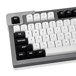Grey Red Keycaps Set 150 Keys MSA Profile Double