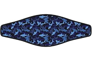 Innovative Scuba Concepts Picture Strap Wrapper for Snorkeling/Diving Mask, Shark Camo