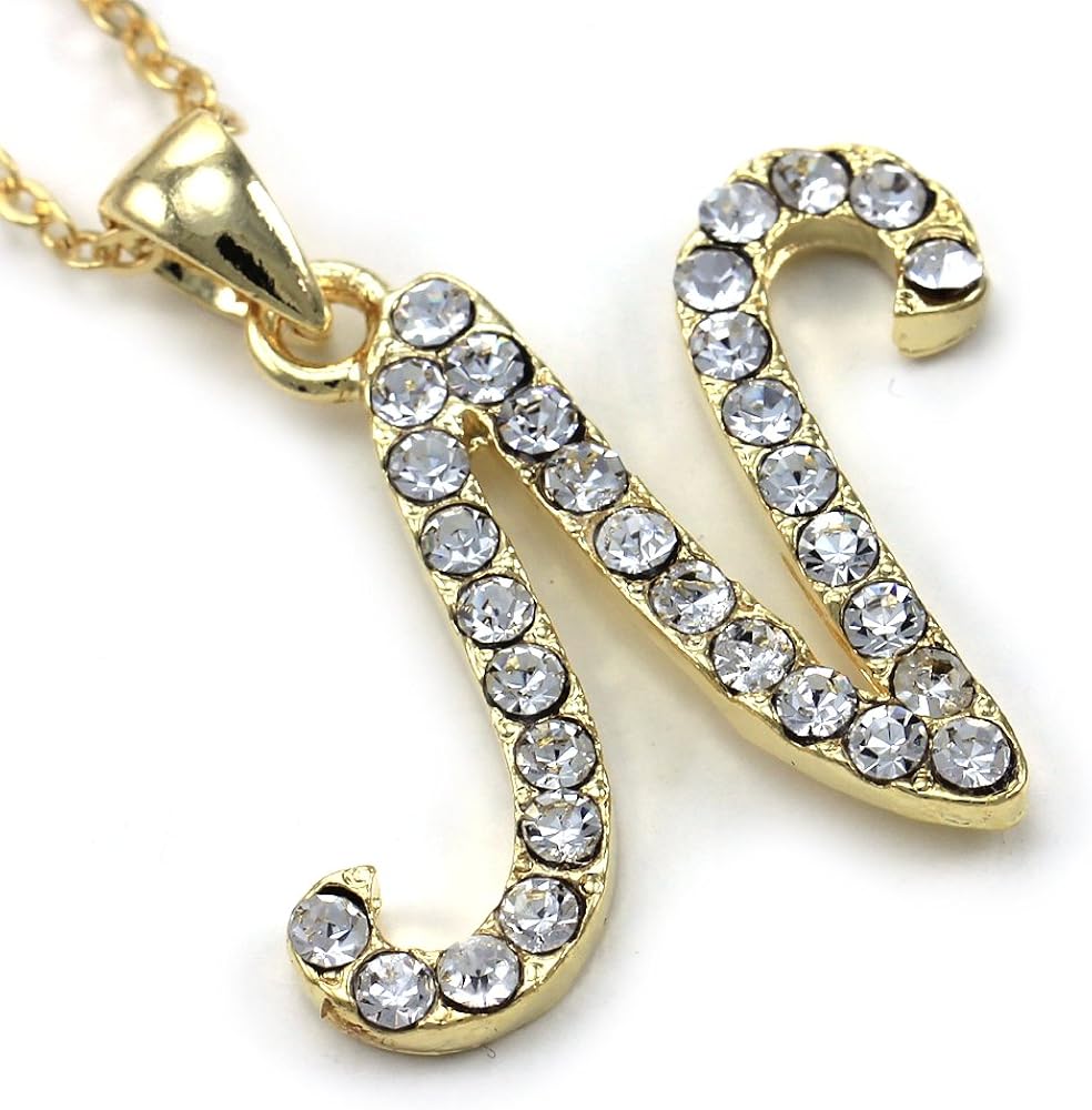 Soulbreezecollection Initial Letter N Necklace