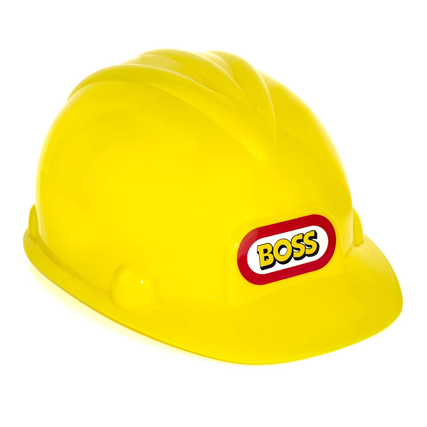 The Glowhouse Yellow Construction Boss Hard Hat Builder Kids Play Fancy Dress