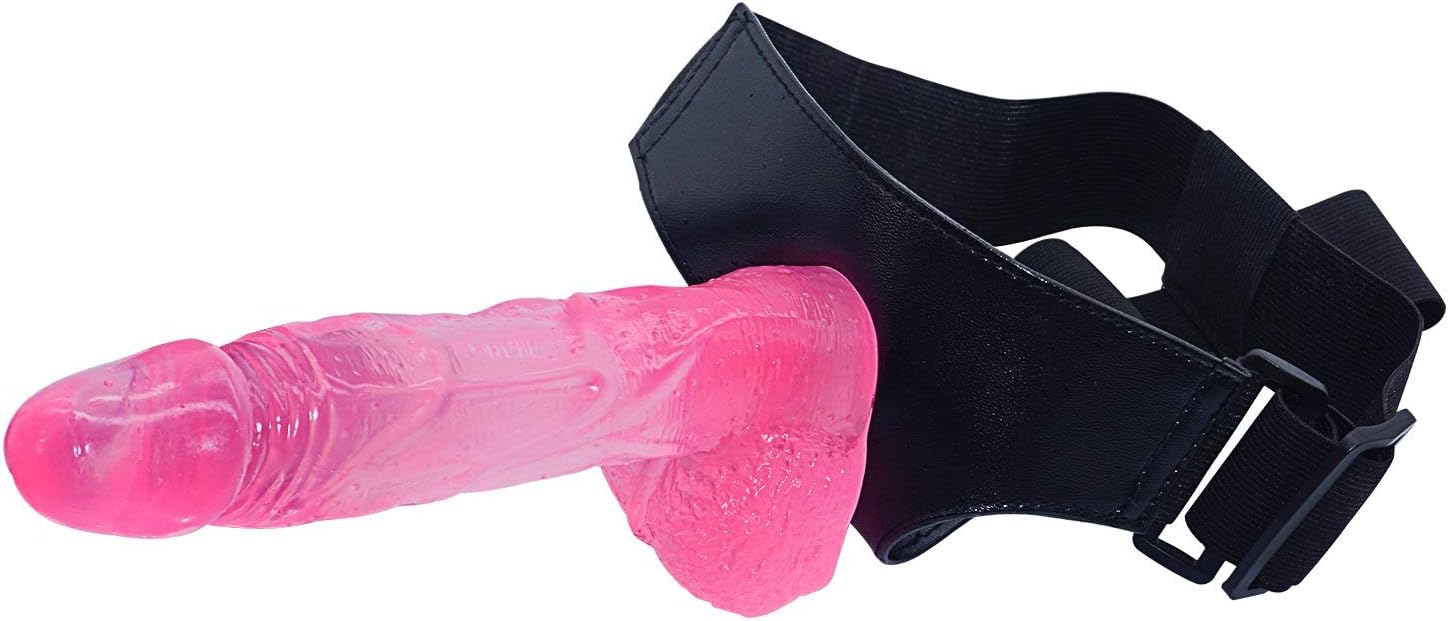 ZHanga8aap1 9.05" Large Adult Female Private Stràp-On Soft PVC Didos Seax Toys with Adjustable Belt for Women Couples Gày Relax Body T-Shirt, Pink Best Gift