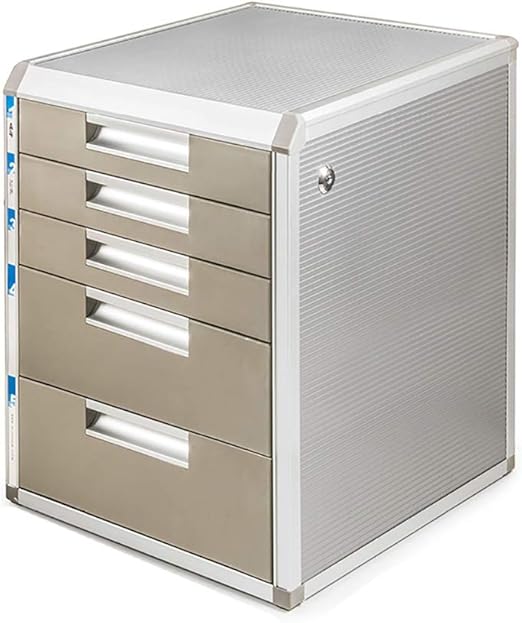 Amazon Com Zccwjg File Cabinets Aluminum Alloy File Cabinet Locked Drawer A4 Paper Data Cabinet Storage Cabinet Office Desk Size C Home Kitchen