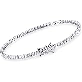 Rnivida Tennis Bracelet for Women, Classic 3mm/4mm Cubic Zirconia Womens Bracelet