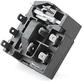 Lisnhlin QPS2-C4R7MD3 Overload Protector Relay Replacement for Frigidaire 5304521534, 5304521562 Refrigerator Freezer Compressor PTC Start Relay 11Pin FFFU13F2VW FFFU16F2VV FFFU16F2VW FFFU18F2VW