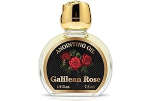 Rose of Galilee Anointing Oil for Prayer & Worship - Biblical Scented Oil for Home Altar & Church - Christian Gift from Holy 