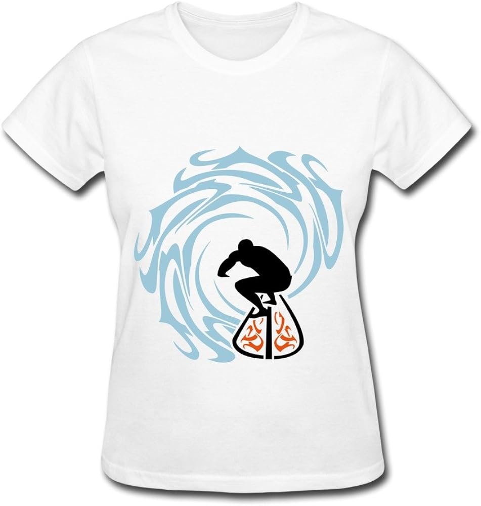 Womens Surfer Surfing Cool T Shirts Size XXL Color White