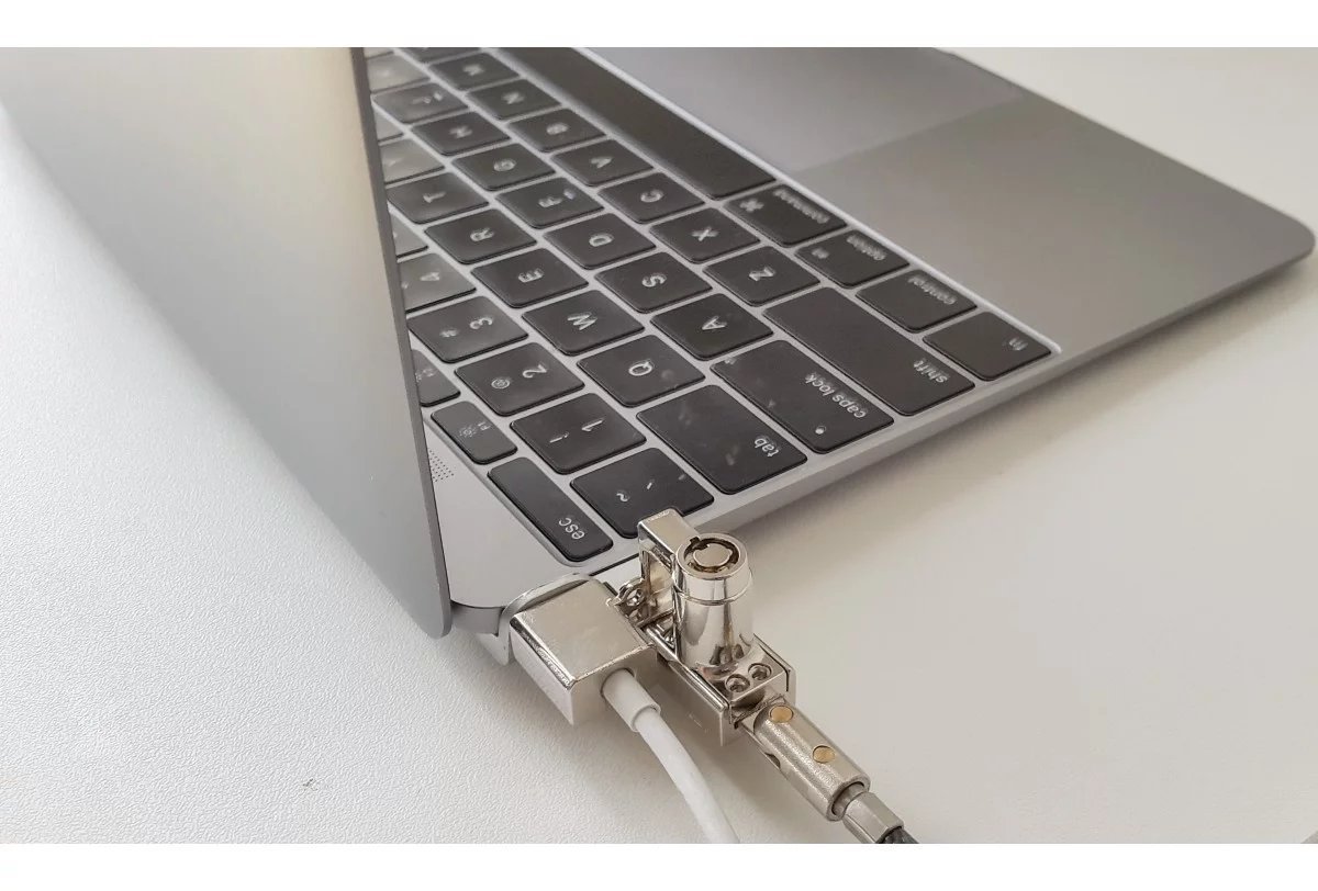 Maclocks MacBook Lock Bracket Cable Lock Silver