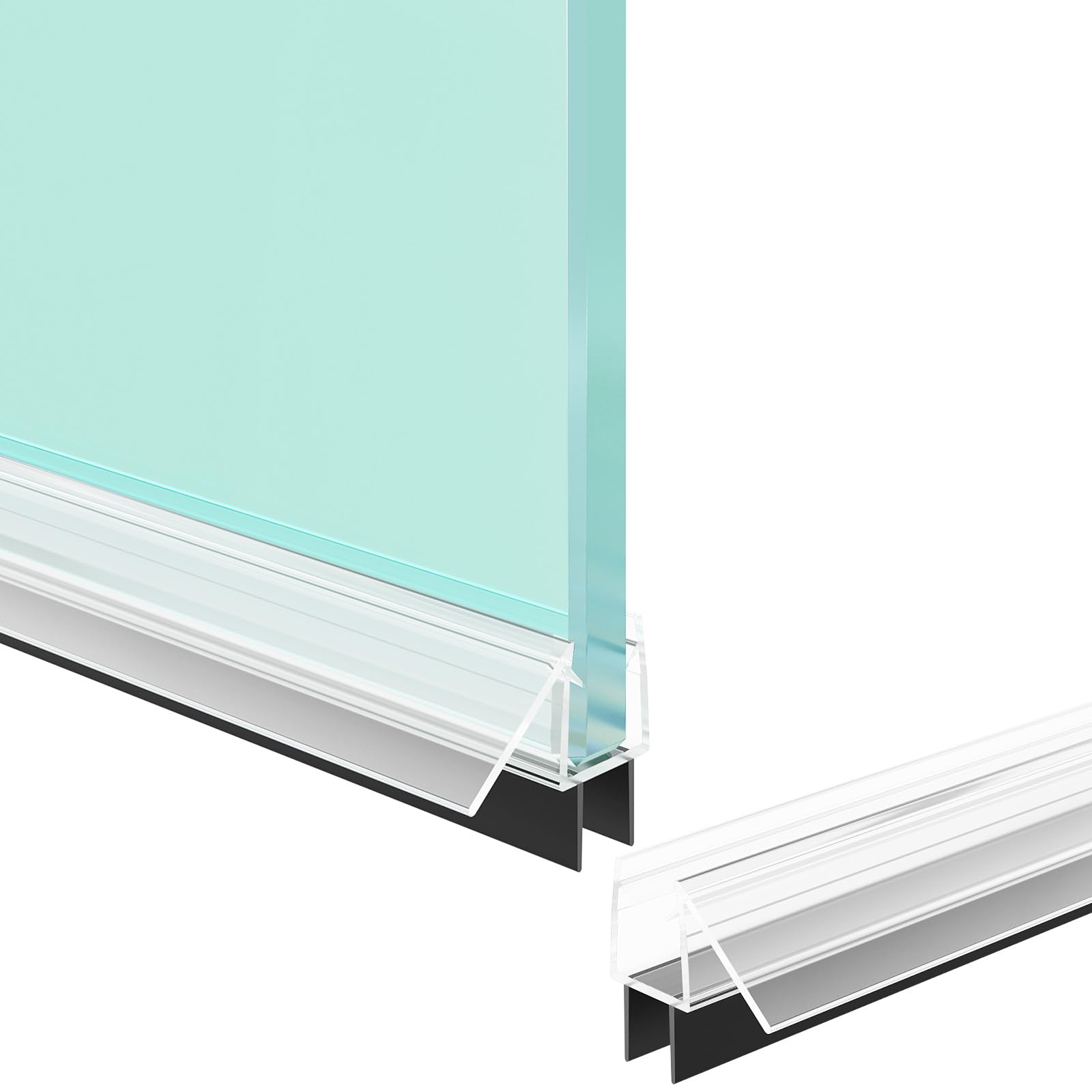 Shower Door Bottom Seal Strip, 2PCS Seal