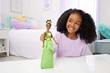 Mattel Disney Princess Tiana Posable Doll with Sparkling Outfit HLW04 view 2
