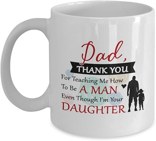 fathers day mugs from daughter