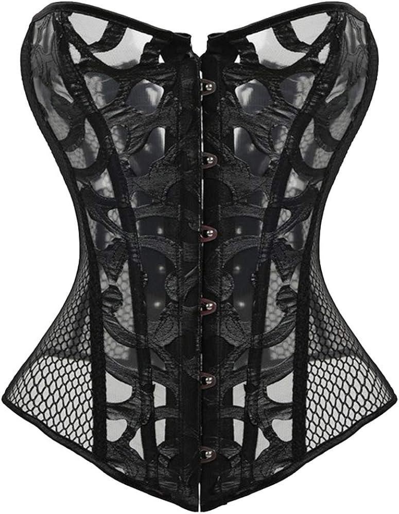 Damen Korsett Ballkleid Trägerloses Schwarzes ärm Produktbild-Vorschau 3
