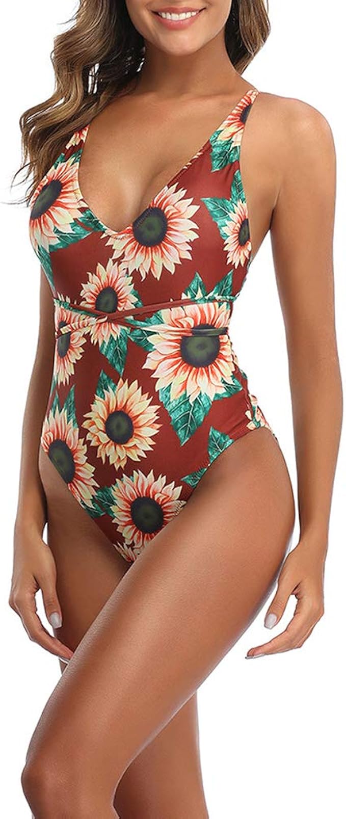 wrap around one piece swimsuit