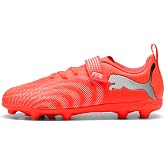 PUMA Kids Boys Future 9 Play FirmArtificial Ground Soccer Cleats - Red