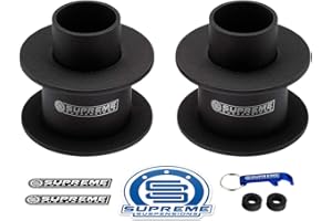Supreme Suspensions - 3" Front Leveling Kit for 2005-2023 Ford F250 / F350 Super Duty 4WD High-Strength Steel Coil Spring Lift Spacers - Can Cooler Included with Purchase