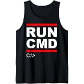 Admins Programmers Run CMD Sleeveless Tank Top