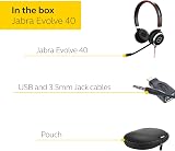 Jabra Evolve 40 UC Stereo Headset USB-C with Controller Black view 7