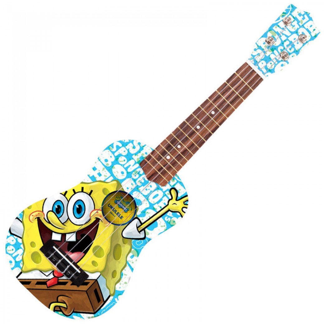 Spongebob Wooden Ukulele SBUK5 Bikini Bottom Blue Amazon.co.uk