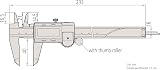 Mitutoyo MIT500-196-30 Absolute AOS Digimatic Caliper 0-150 mm/0-6" view 3