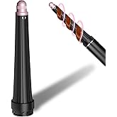 AFDD Long Barrel Curling for Shark Flex Style Attachment, 0.78-1.4Inch Conical Hair Curlers Compatible with Shark FlexStyle HD435/430, Self-Curling Barrel with Both Curl Directions,Black Rose Gold