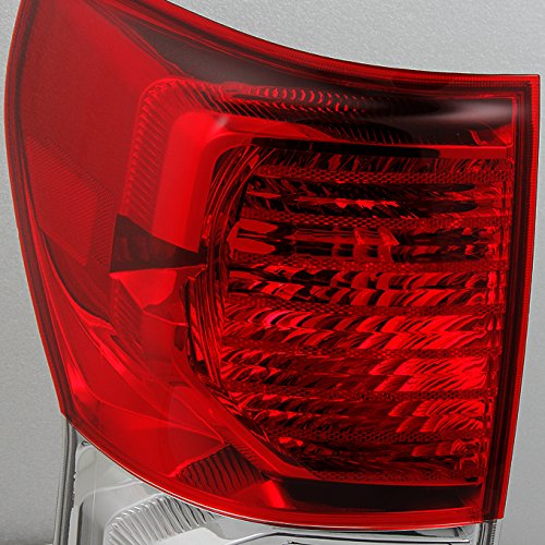 image for AKKON For Toyota Tundra Pickup Truck Red Clear Tail Light Rear Brake L