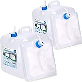 INNO STAGE 2 Pack Collapsible Water Container 2.6 Gallon with Spigot, Camping Water Storage Carrier Jug for Outdoors
