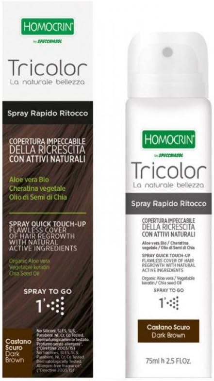 Tricolor Dark Brown Instant Hair Colour Spray