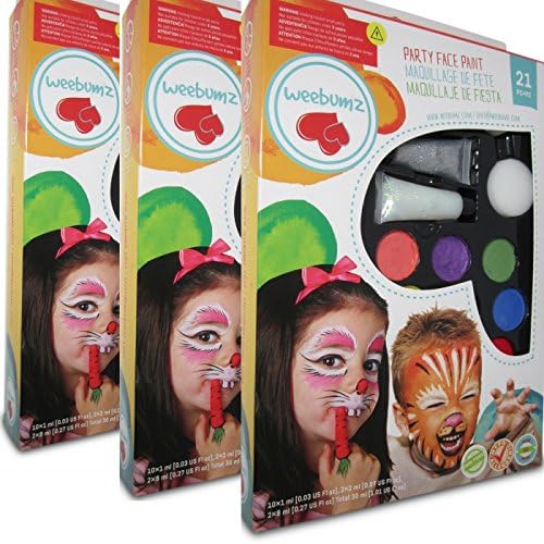 Face Paint Kit for Kids 3 Pack